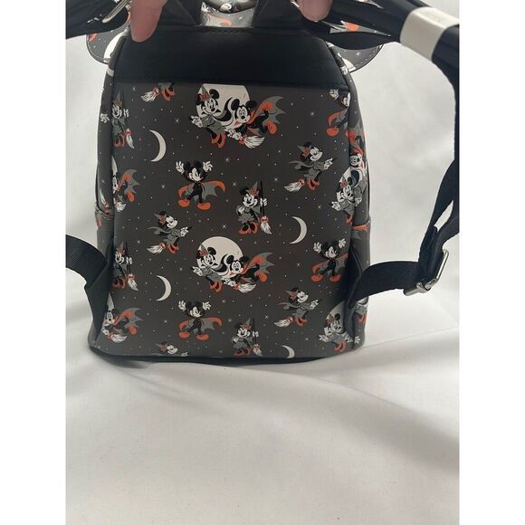 Loungefly Disney Halloween Mickey Minnie Vamp Witch Mini Backpack main image 6